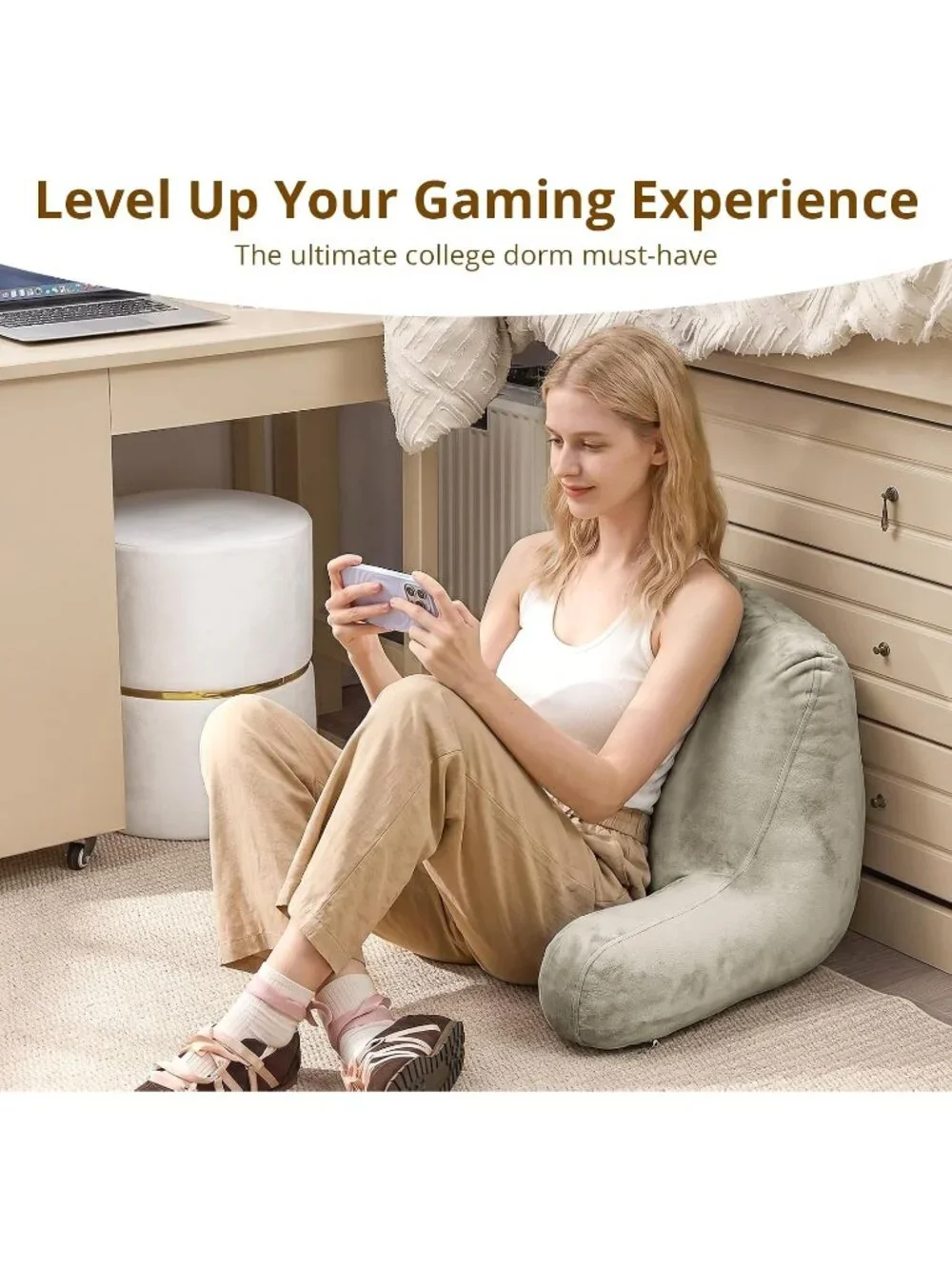 〽️Reading Pillow for Bed Back Pillow Sitting Up 18